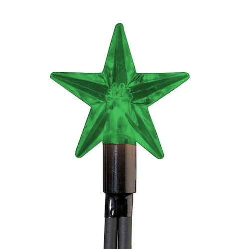 Twinkle Light Tops 9mm Green Starfish