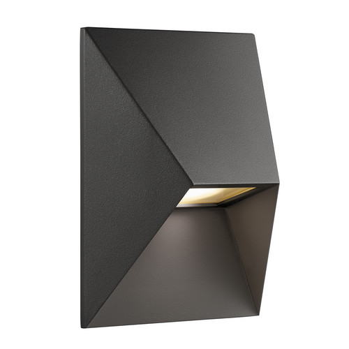 Pontio 15 Outdoor Garden Wall Light Black 25W