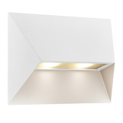Pontio 27 Outdoor Garden Wall Light White 2x25W