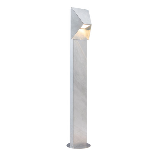 Pontio Outdoor Garden Bollard Light Galvanised 25W