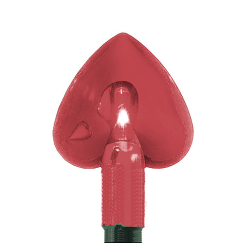 Twinkle Light Tops 9mm Red Heart