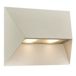 Pontio 27 Outdoor Garden Wall Light Sand 2x25W
