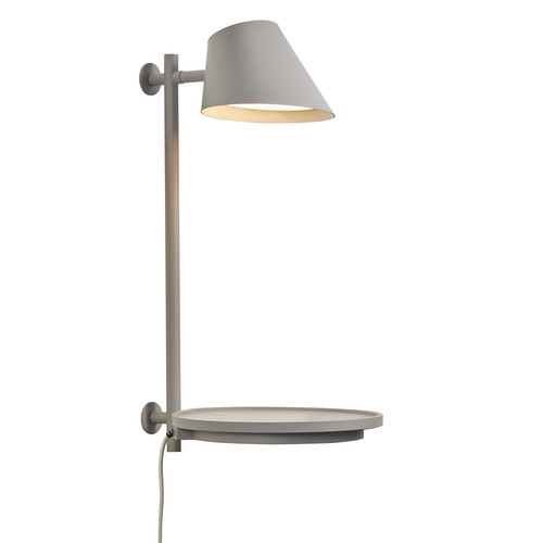 Stay USB Wall Light 240V 14.5W LED 2700K Warm White Grey