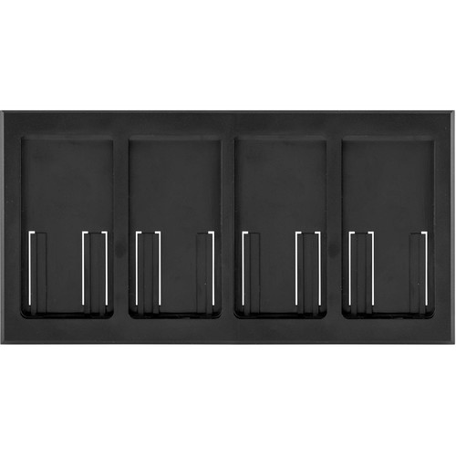 Lutron Pico Wireless 4 Faceplate Black 4 Gang