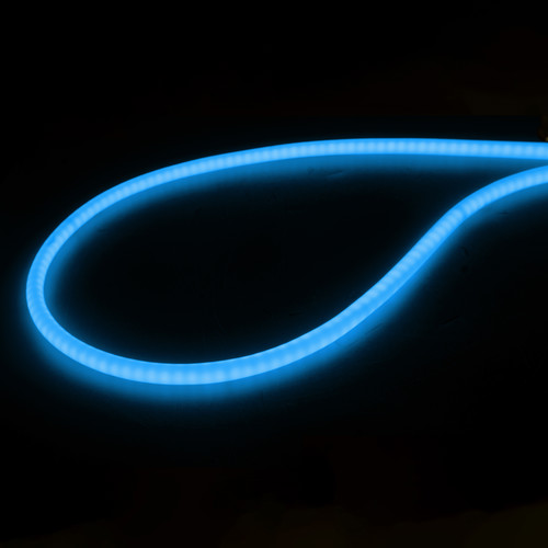 LED Neon Flex Round 360° 240V (14mm) Blue 1000mm / 9W