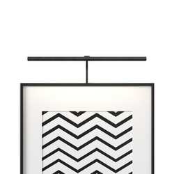Mondrian LED Frame Mounted Picture Light 600mm 2700K Warm White 12V 8W Matt Black