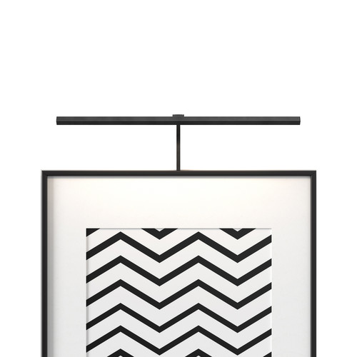 Mondrian LED Frame Mounted Picture Light 600mm 2700K Warm White 12V 8W Matt Black