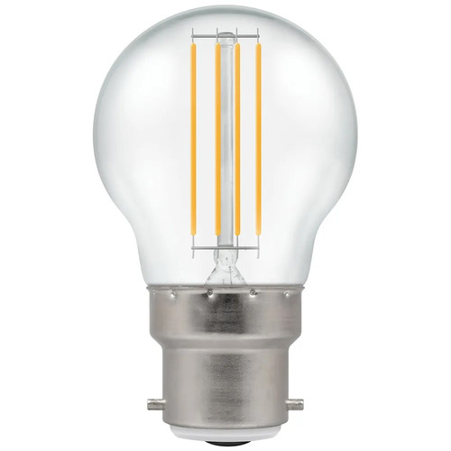 LED Filament Harlequin Round 4.5W 470lm 45mm Switching Light Bulb 4.5W 2700K Warm White