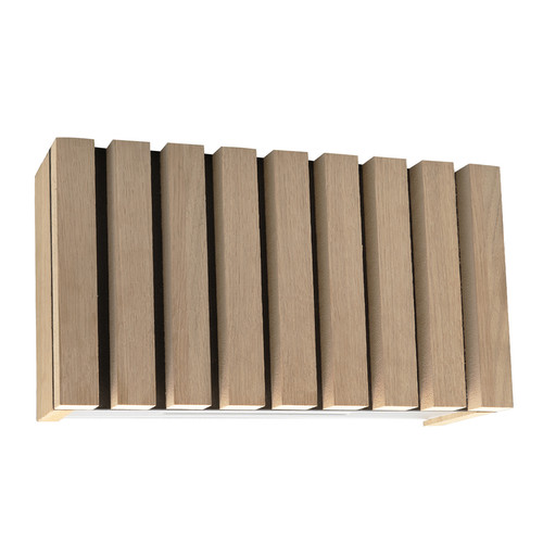 Natural Wood Up and Down Wall Panel Light 20W Natural Wood