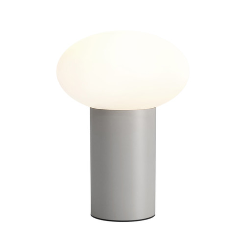 Zeppo Portable LED Rechargeable Table Lamp 2.6W LED 2700K Warm White Pebble Grey