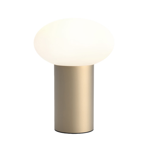 Zeppo Portable LED Rechargeable Table Lamp 2.6W LED 2700K Warm White Light Bronze