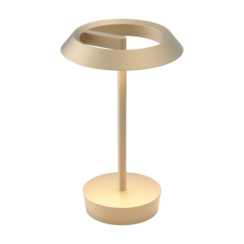 Halo Portable LED Rechargeable Table Lamp 2.6W LED 2700K Warm White Light Bronze