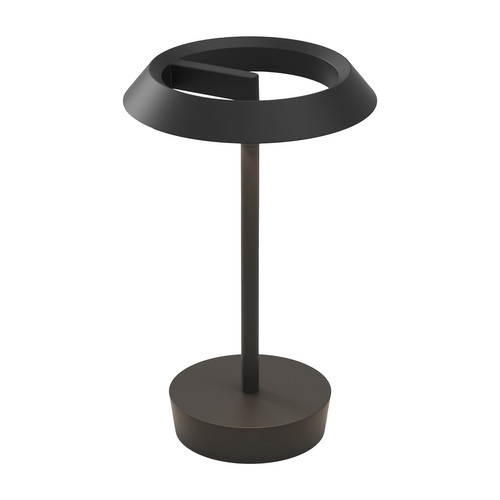 Halo Portable LED Rechargeable Table Lamp 2.6W LED 2700K Warm White Matt Black