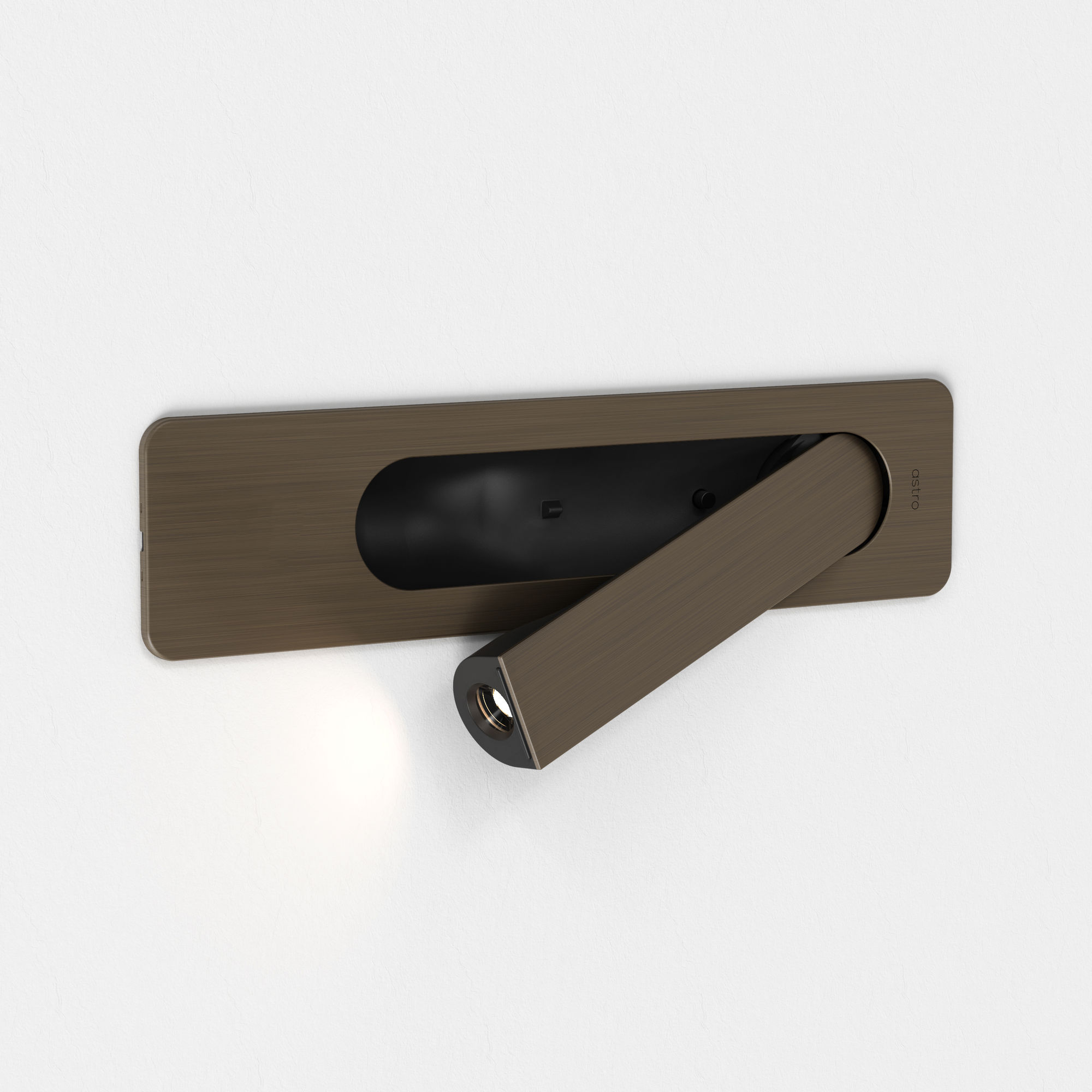 Keta led wall 240v 3 2w bronze mr resistor lighting