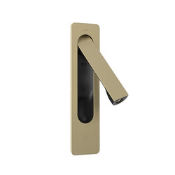 Keta LED Bedside Wall Light 240V 3.2W Matt Gold