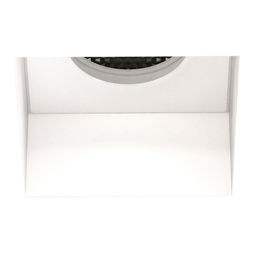 Trimless Square Fixed Downlight Matt White 6W
