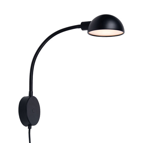 Nomi Bedside Wall Light Black 8W