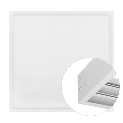 LED Panel 24V 600 x 600 mm Surface Frame Kit RGB + 4000K Cool White 36W