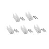 LED Slim Neon Flex 240V Mounting Clips 9mm/40mm 5pcs