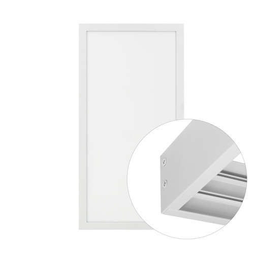 LED Panel 24V 600 x 300 mm Surface Frame Kit RGB+3000K Warm White 20W