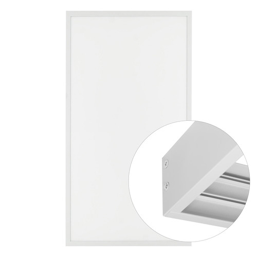 LED Panel 24V 1200 x 600 mm Surface Frame Kit 3000K Warm White 60W