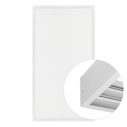 LED Panel 24V 1200 x 600 mm Surface Frame Kit RGB + 4000K Cool White 60W
