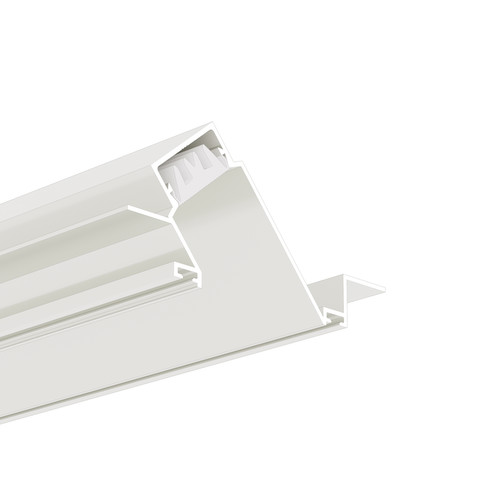 Dipoket Recessed LED Tape Plaster-in Extrusion Profile 2000mm White