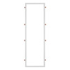 LED Panel Recessed Mounting Frame White 1200 x 300 mm
