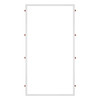 LED Panel Recessed Mounting Frame White 1200 x 600 mm