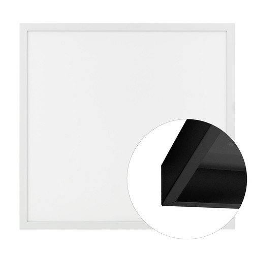 LED Panel Tunable White  CCT 24V 600 x 600 mm Surface Black Box Kit 3000K Warm White - 6000K Daylight 36W