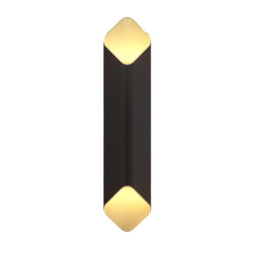 Ako 600 Phase Wall Light Matt Black / Gold 15.9W
