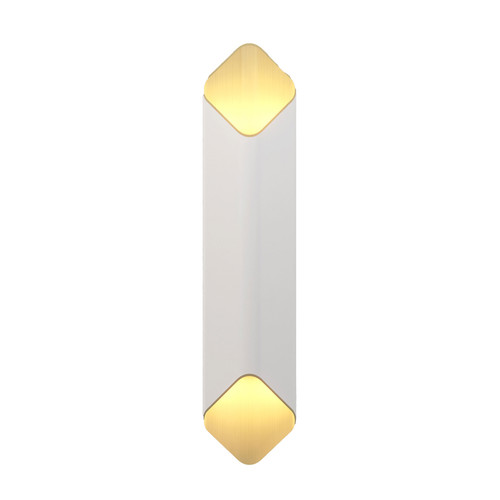 Ako 600 Phase Wall Light Matt White / Gold 15.9W