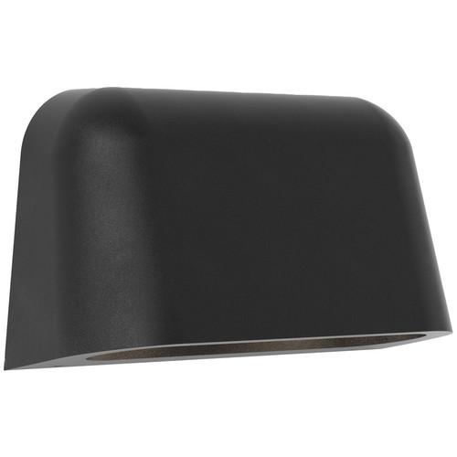 Mast Twin Outdoor Garden Wall Light 240V 12W Textured Black
