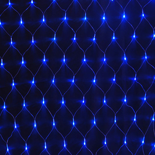 Sparkle Net, 176 Lights, (With Controller) Indoor, 600mm x 2100mm 240V Blue Black Cable