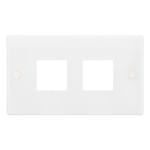 Switch Plate 4 Gang Switching Plate (Plate Only) White