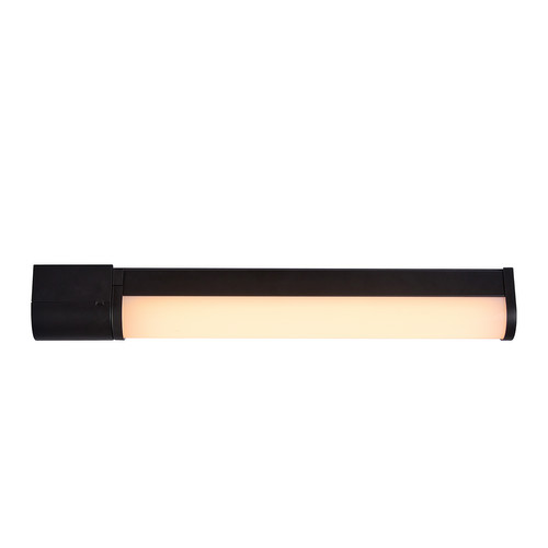 Malaika 49 Mirror Wall Light Black 6W