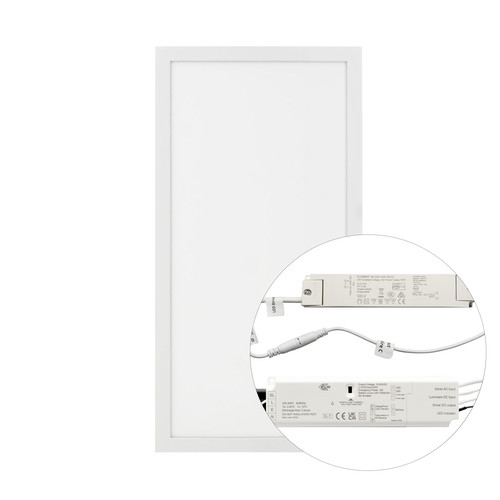 LED Panel 24V 600 x 300 mm Emergency Pack 3000K Warm White 20W