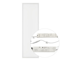 LED Panel 24V 1200 x 300 mm Emergency Pack 4000K Cool White 40W