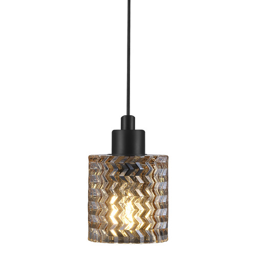 Hollywood Pendant Light Amber 60W