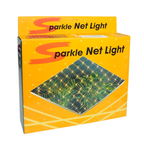 Extension 1-5 Set Sparkle Net, 84 Lights, (With Controller) Outdoor, 600mm x 2100mm, 24V 3000K Warm White Black Cable