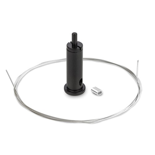 Ceiling Fastener Set Wire Suspension Black