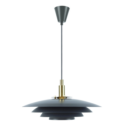Bretagne Pendant 25W Grey