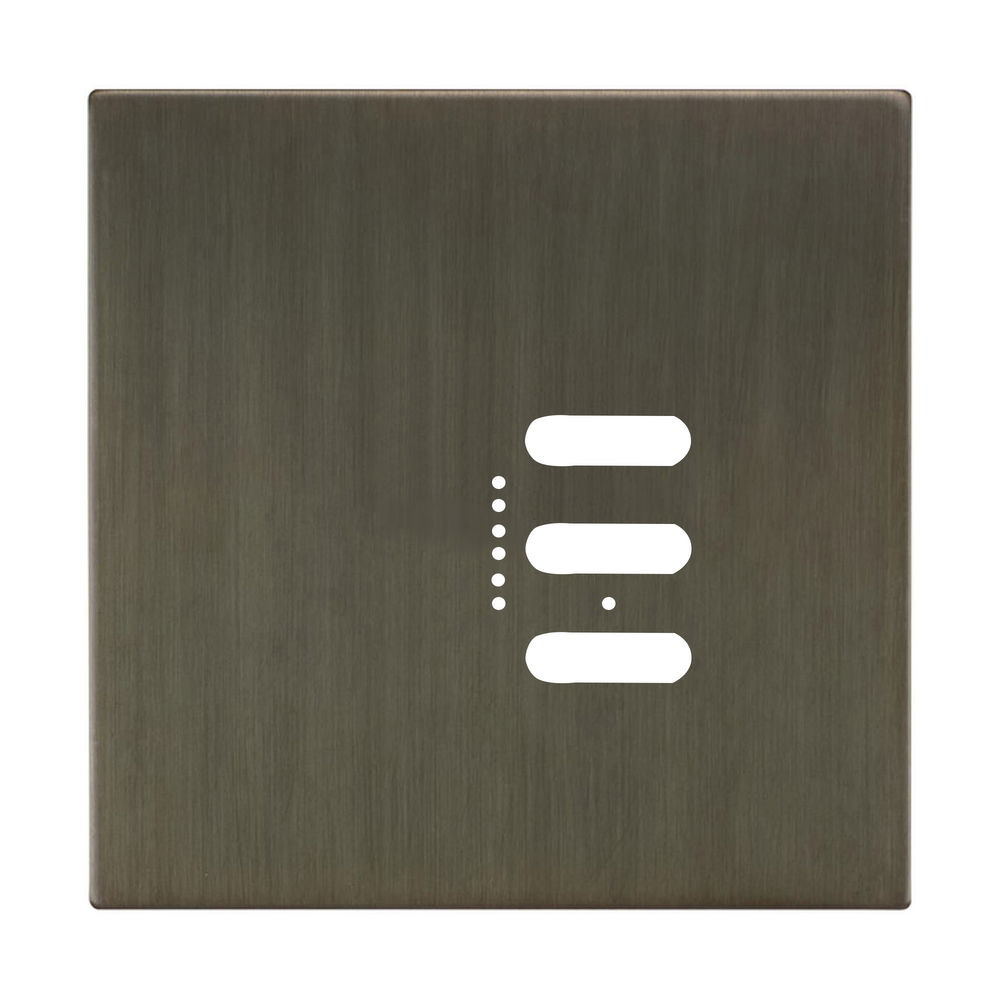 Wise Fusion Plate 1 Gang Plate Jordan Bronze