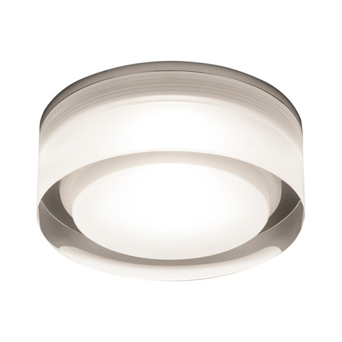Vancouver Surface Downlight Round 90 LED Clear Acrylic 6W 3000K Warm White