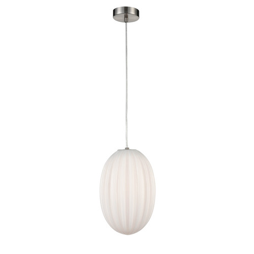 Almond Small Pendant Light PCH227 Opal 15W