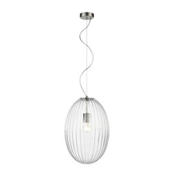 Almond Large Pendant Light PCH224 Clear 15W