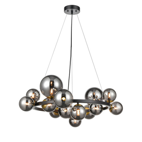 Atmosphere Pendant Light FL2457-14 Matt Black 70W
