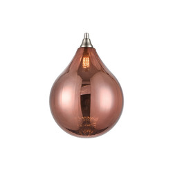 Perry 361 Large Glass Shade Copper 200mm