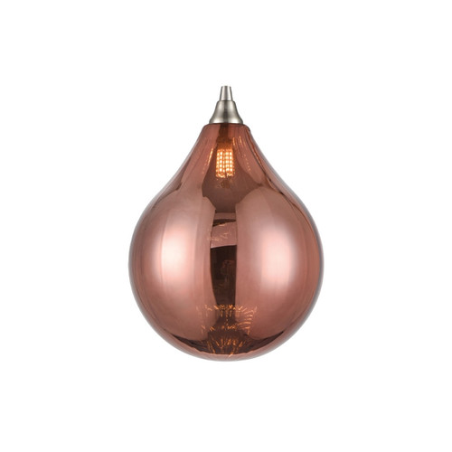 Perry 361 Large Glass Shade Copper 200mm