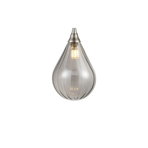 Perry 355 Small Glass Shade Smoked Black 135mm